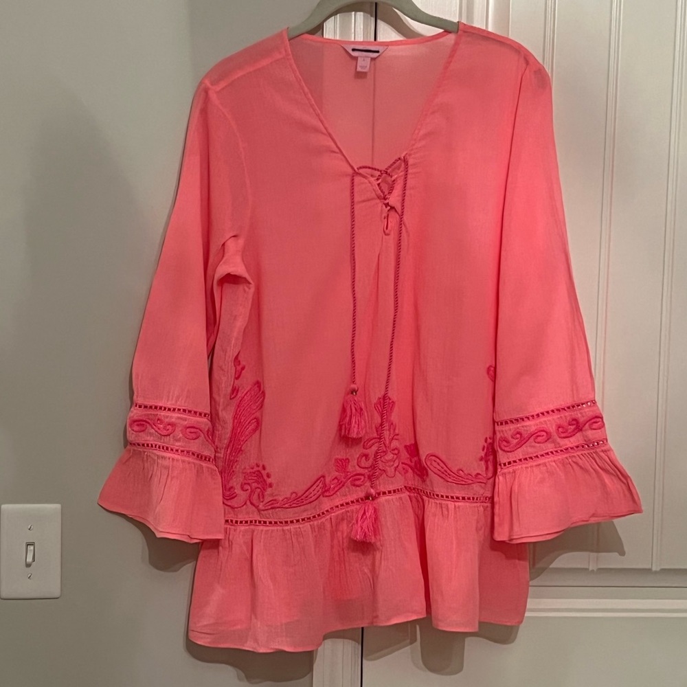 EUC Lilly Pulitzer Pink Tunic Large